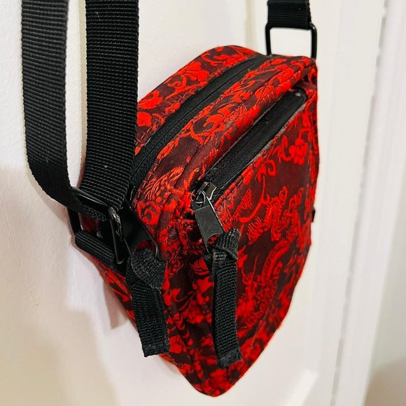 Dragon Embroidered Adjustable Crossbody Shoulder Bag, Urban Outfitters - Picture 2 of 8